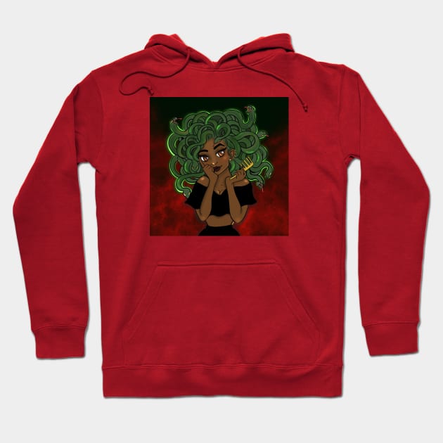 Medusa Hoodie by bananapeppersart